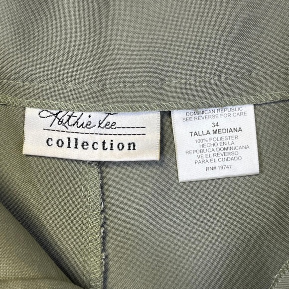 Khaki Pants Women's 34 Straight Leg High Rise Career Casual Stretch 28x29 - Picture 3 of 11